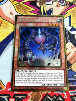 Duza the Meteor Cubic Vessel mvp1-engv1 Ltd Ed (NM) Gold-Secret Rare Yu-Gi-Oh! - Image 1