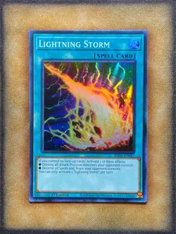 Yugioh Lightning Storm RA01-EN061 Super Rare 1st Ed NM - Image 1