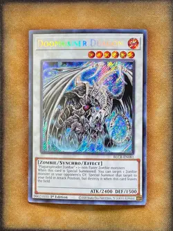 Yugioh Doomkaiser Dragon BLCR-EN081 Secret Rare 1st Ed NM - Image 1