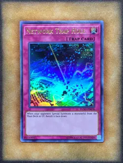 Yugioh Network Trap Hole FLOD-EN076 Ultra Rare NM - Image 1