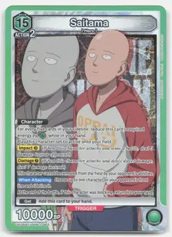 Saitama (062) UE06BT/OPM-1-062 SR UE06BT: One Punch Man Union Arena Foil LP - Image 1