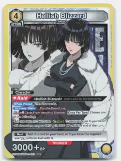 Hellish Blizzard (023) UE06BT/OPM-1-023: One Punch Man Union Arena Foil LP - Image 1