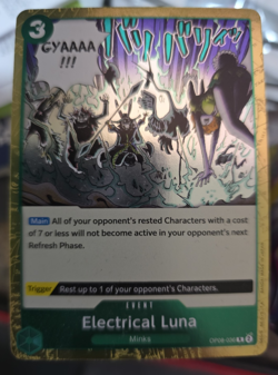 Electrical Luna OP08-036 Rare Two Legends One Piece Near Mint - Image 1