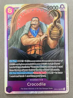 Crocodile SR Foil One Piece TCG English OP04-060 - Image 1