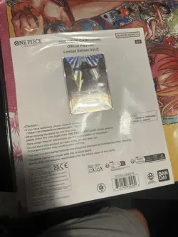 One Piece Card Game Official Playmat Limited Edition Vol. 3 SEALED with Promo - Image 2