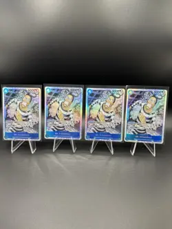 One Piece - 4x Playset Mr.3(Galdino) (056) OP16-056 The Time of Battle Foil NM - Image 1