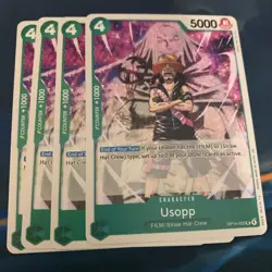 Usopp Playset - OP14-022 x4 - The Azure Sea's Seven - One Piece TCG - English - Image 1