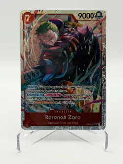 Bandai One Piece Card Game Roronoa Zoro EB04-007 SR - Image 1
