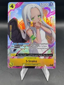 S-Snake OP13-114 R Alternate Art Carrying On His Will One Piece TCG - Image 1