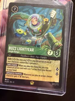 Disney Lorcana Wilds Unknown Buzz Lightyear - Jungle Ranger Legendary 91/204 - Image 1