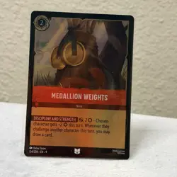 Medallion Weights 134/204 Foil Fabled Disney Lorcana TCG - Image 1