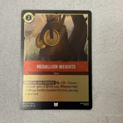 Medallion Weights 134/204 Foil Fabled Disney Lorcana TCG - Image 2