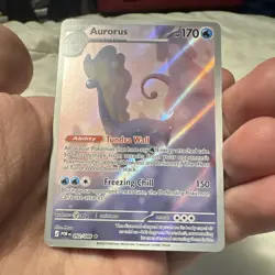 Nintendo Pokemon TCG Aurorus 092/088 Surging Sparks Holo Rare 170HP EN - Image 4