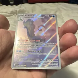Nintendo Pokemon TCG Aurorus 092/088 Surging Sparks Holo Rare 170HP EN - Image 5