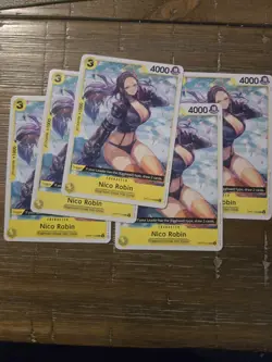 4x Nico Robin OP07-104 Uncommon 500 Years Future One Piece TCG Card Game - Image 1
