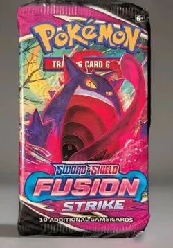 Pokemon TCG Fusion Strike Booster Pack (10 Cards) English Gengar Artwork - Image 1