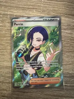 Perrin 209/167 Ultra Rare Full Art Holo Twilight Masquerade Card - Image 1