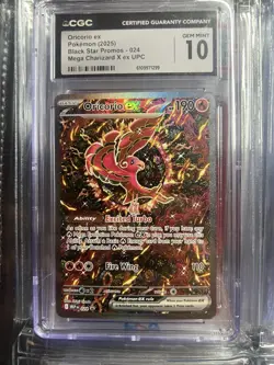 Oricorio Ex: CGC Gem Mint 10 024 Black Star Promo Holo Pokemon Card - Image 1