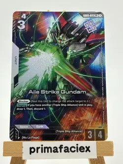 Gundam Card - Aile Strike Gundam - GD03-072 R+ (Winner) - Image 1
