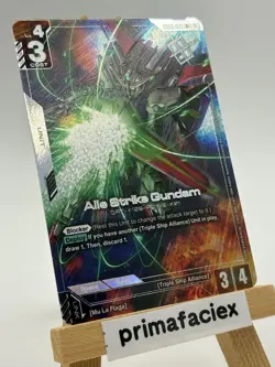 Gundam Card - Aile Strike Gundam - GD03-072 R+ (Winner) - Image 2