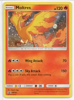 Pokemon Moltres SM143 Promo Card 2018 - Image 1