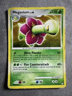 Meganium 13/123 Holo Rare Mysterious Treasures. Nice Looking Card. - Image 1