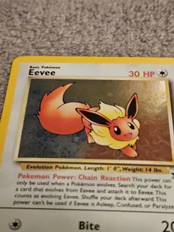 Pokemon Eevee Promo Holographic Foil Card Black Star #11 Unplayed - Image 2