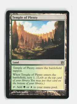 Temple of Plenty 165 Born of the Gods MTG NM - Image 1