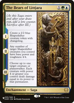 NM - The Bears of Littjara [LIST - 205/285] The List Reprints - Image 1