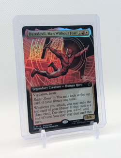 MTG - Daredevil, Man Without Fear - FOIL Extended Art Promo #432 - Marvel: SH NM - Image 1