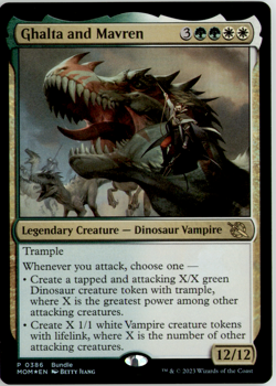 Ghalta and Mavren (MOM Bundle) UMP 386 NM Foil Fast Shipping - Image 1