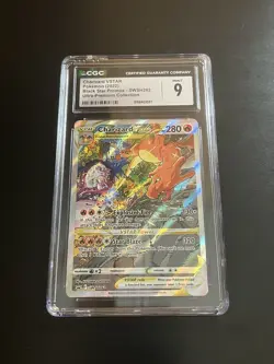CGC 9 MINT Charizard VSTAR SWSH262 Ultra-Premium Collection Black Label Pokemon - Image 1