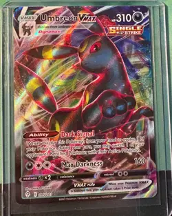 Umbreon VMAX 095/203 SWSH07: Evolving Skies Holo NM/M Pokemon TCG - Image 1