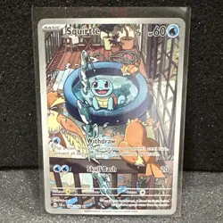The Pokemon Company Squirtle 148/142 Stellar Crown Illustration Rare Holo EN - Image 1