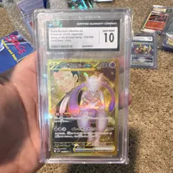 CGC 10 Team Rocket's Mewtwo ex Sv10 Glory of Team Rocket 130/098 Holo JP - Image 1
