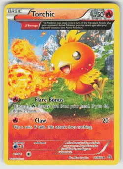 Torchic 26/160 Uncommon Primal Clash Pokemon Near Mint - Image 1