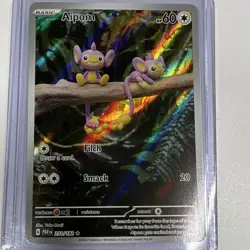 The Pokemon Company Pokemon 2023 SV04 Paradox Rift Aipom 211/182 Illus Rare Holo - Image 1
