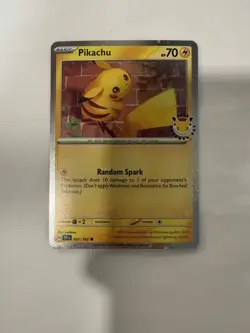 Pikachu Pokemon Day 2026 051/162 30th Anniversary Promo Pokemon TCG - NM - Image 1