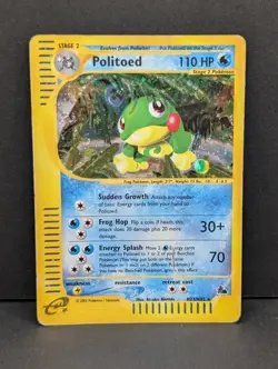 Politoed H23/H32 Skyridge Holo Ultra Rare Pokemon TCG Nintendo vintage HP+ - Image 1