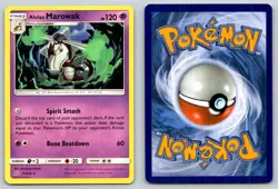 ALOLAN MAROWAK 75/236 R UNIFIED MINDS POKEMON MP FUKUDA - Image 3