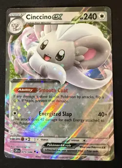 Cinccino EX 073/086 - Double Rare - Chaos Rising - Holo - NM - Image 1