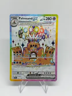 Palossand ex 221/191 Ultra Rare Surging Sparks Pokemon Holo NM - Image 1