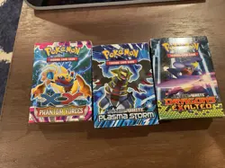 Pokemon Theme Deck 3 *EMPTY* BOXES ONLY - XY Phantom, BLACK White Dragon Plasma - Image 1