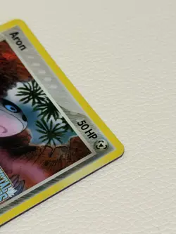 2006 Pokemon EX Crystal Guardians Aron Reverse Holo Stamp #44/100 - Image 2
