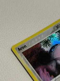 2006 Pokemon EX Crystal Guardians Aron Reverse Holo Stamp #44/100 - Image 4