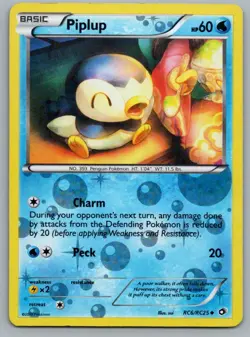 Piplup RC6/RC25 Holo Uncommon Legendary Treasures: Radiant Collection Pokemon LP - Image 1