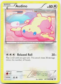 Audino RC17/RC25 Holo Legendary Treasures: Radiant Collection Pokemon NM/M - Image 1