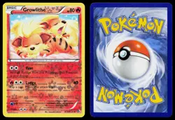 GROWLITHE RC4/RC25 HOLO LEGENDARY TREASURES: RADIANT COLLECTION POKEMON LP - Image 3