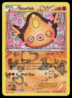 STUNFISK RC12/RC25 HOLO LEGENDARY TREASURES: RADIANT COLLECTION POKEMON LP - Image 1