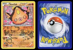 STUNFISK RC12/RC25 HOLO LEGENDARY TREASURES: RADIANT COLLECTION POKEMON LP - Image 3